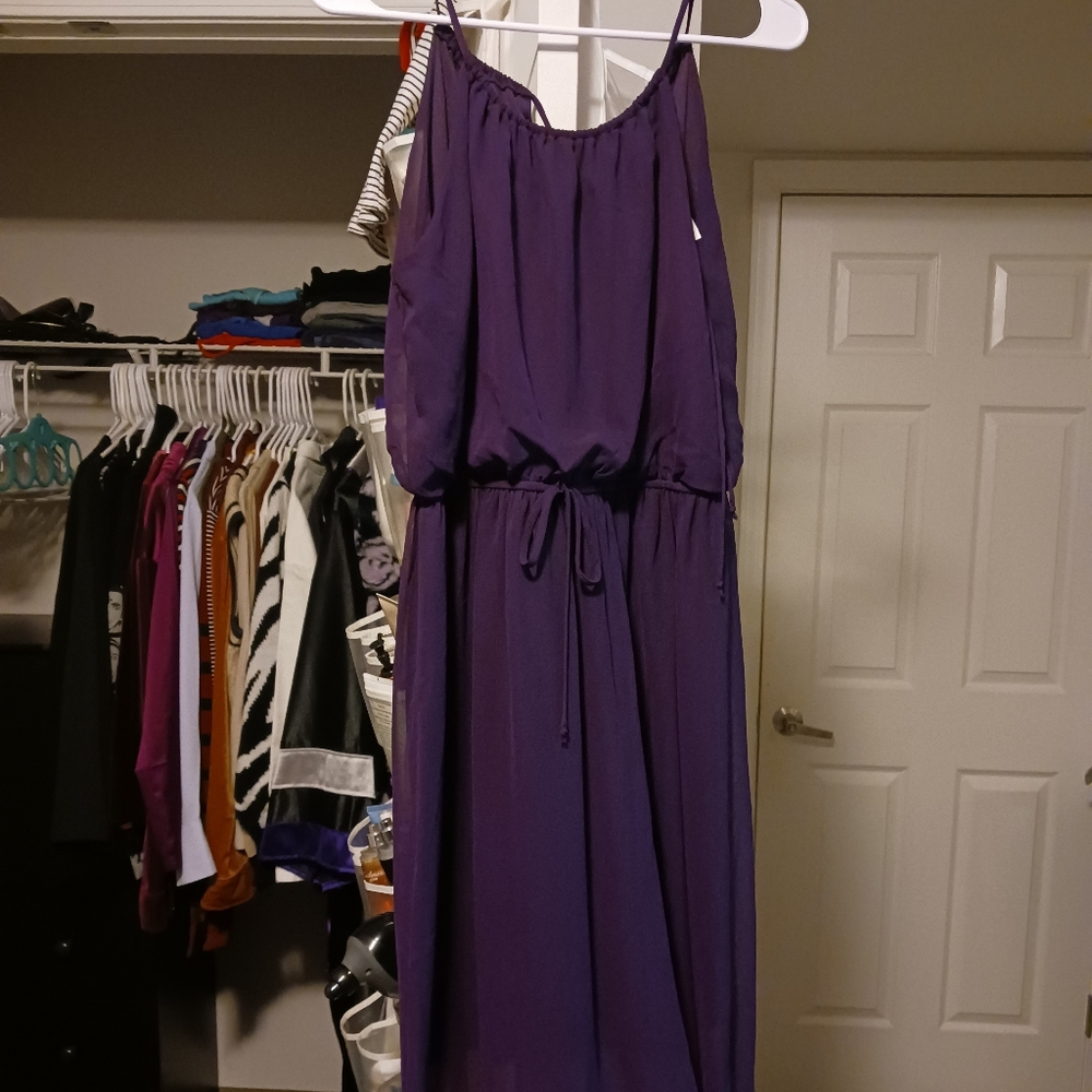 SWEET STORM plum long dress